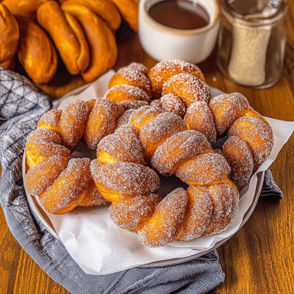 Cinnamon Sugar Twist Donuts for a Cozy Breakfast Treat