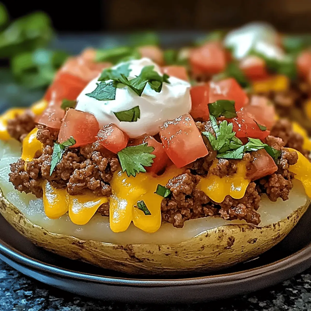 Cheesy Taco Potatoes: Comforting Flavor in Every Bite
