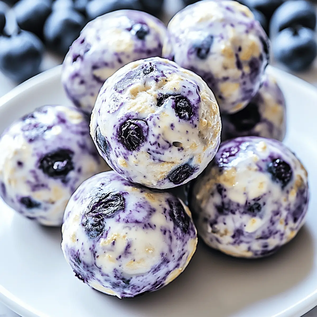 Blueberry Cheesecake Protein Bites for Guilt-Free Indulgence