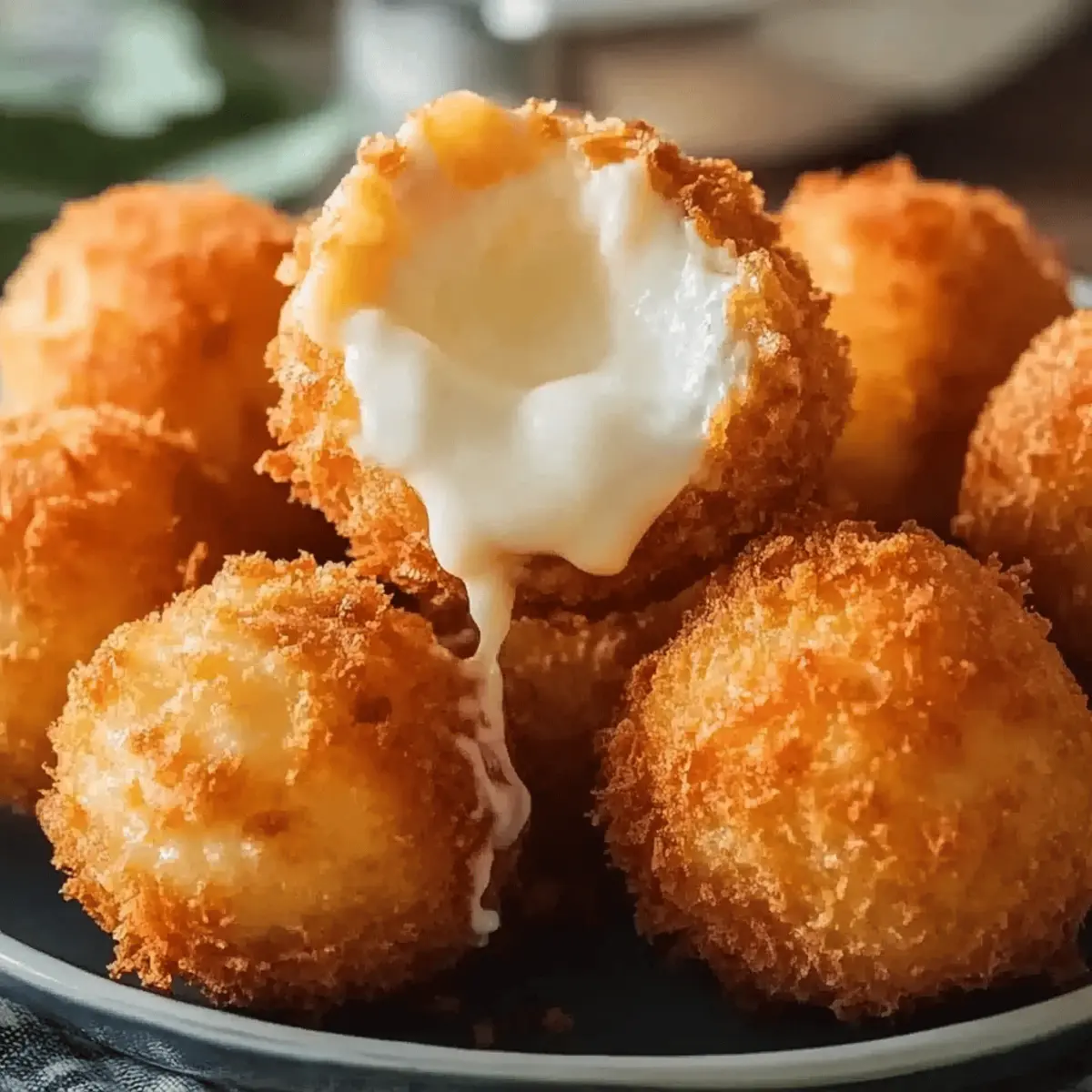 Crispy Air Fryer Mozzarella Balls for Cheesy Bliss