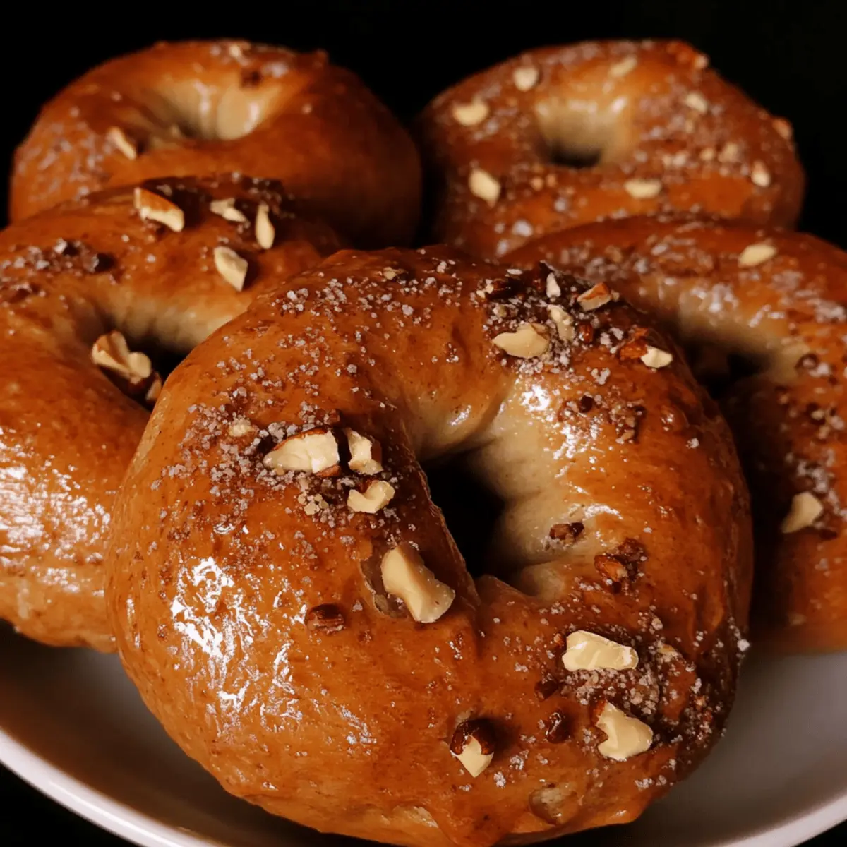 Banana Nut Bagels