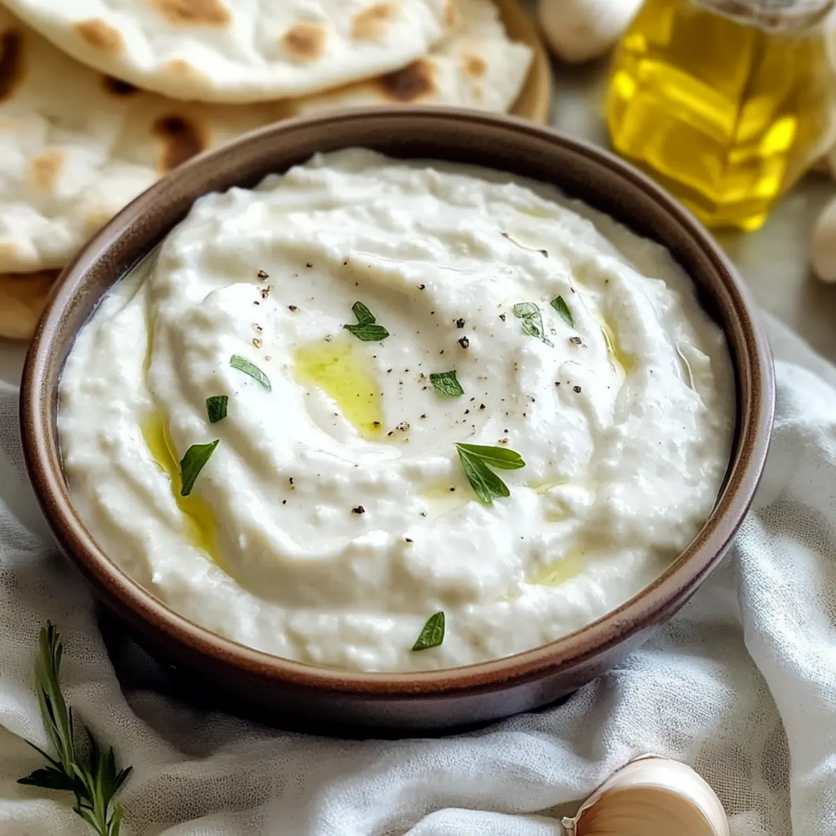 Creamy Lebanese Garlic Sauce: A Flavorful Vegan Delight