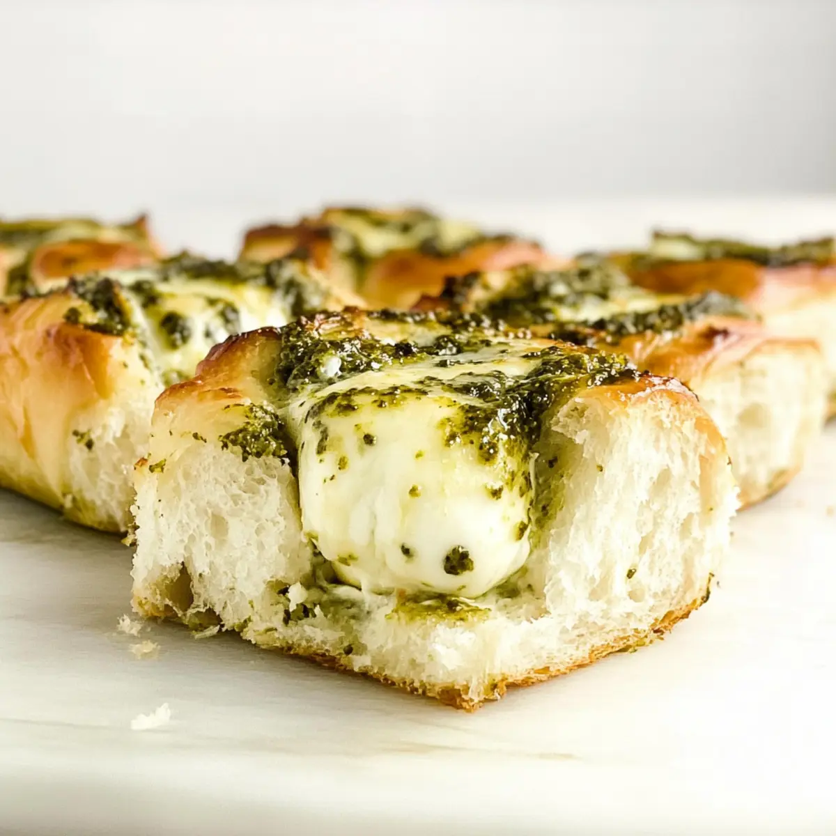 Irresistibly Fluffy Pesto Mozzarella Rolls to Delight Your Tastebuds