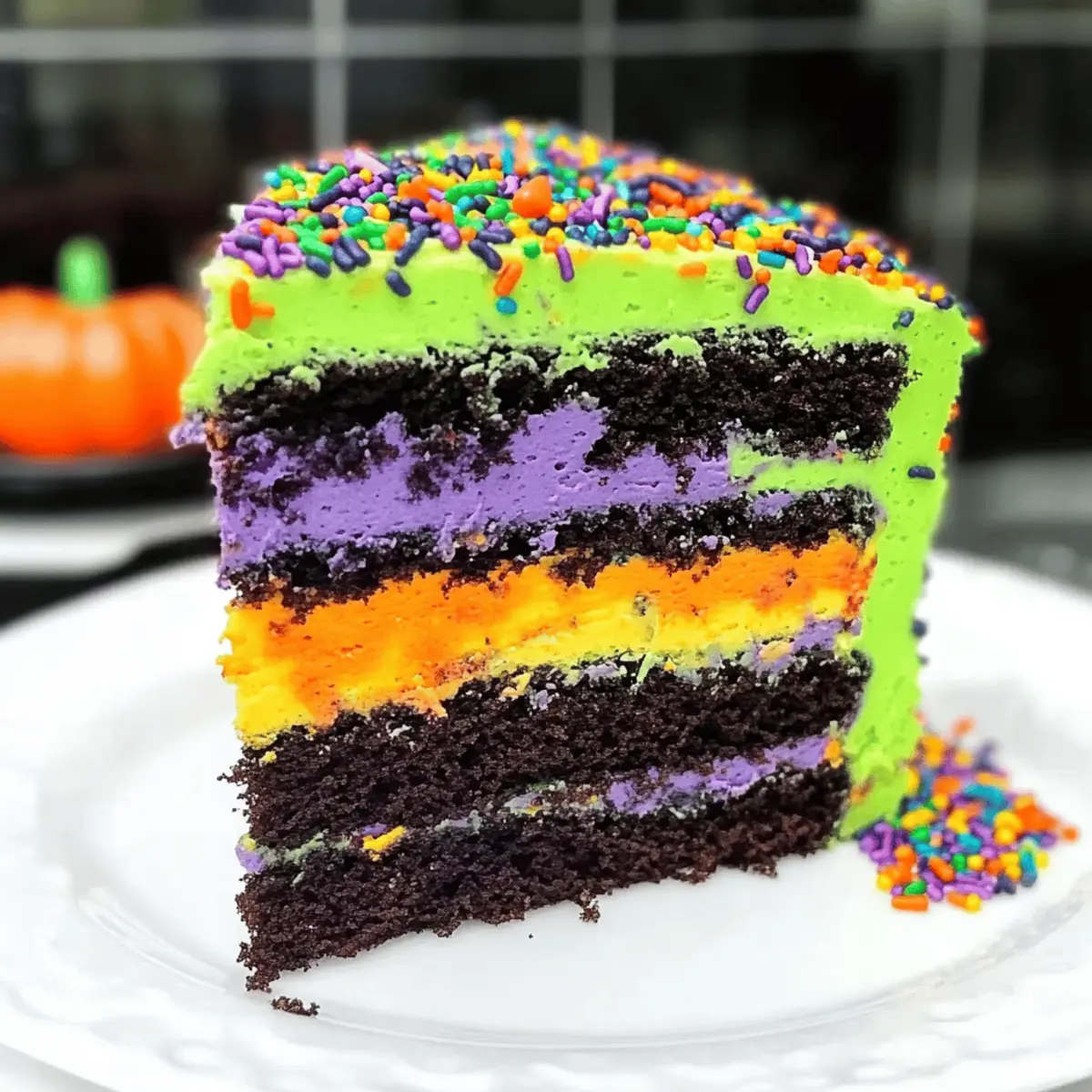 Festive Halloween Layer Cake to Delight Everyone