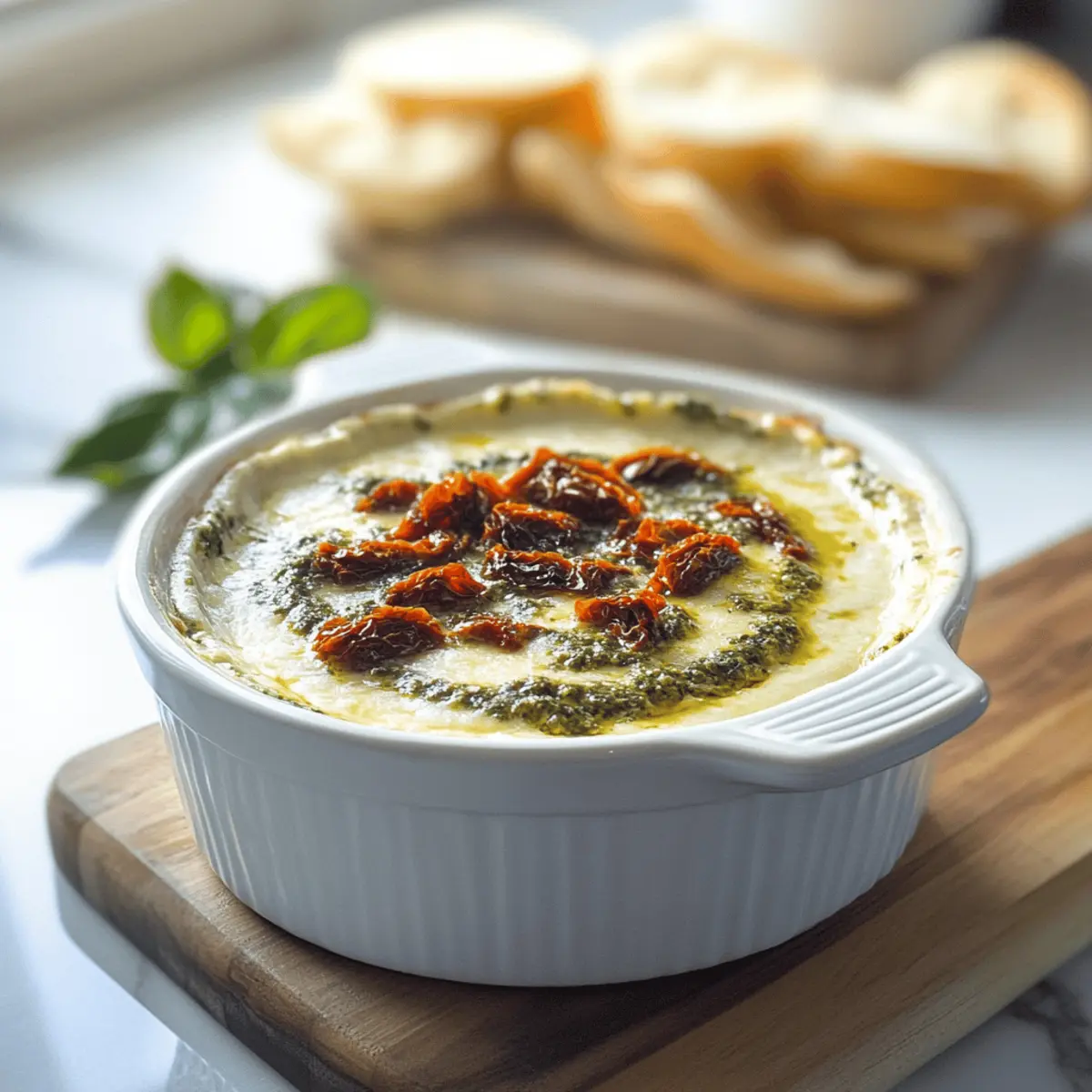 Sun Dried Tomato Pesto Dip