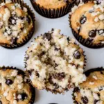 Chocolate Chip Crumble Muffins