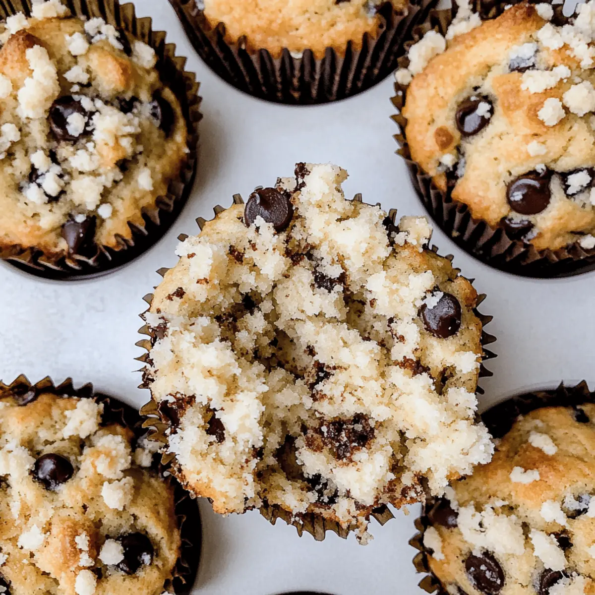 Chocolate Chip Crumble Muffins for Cozy Mornings at Home