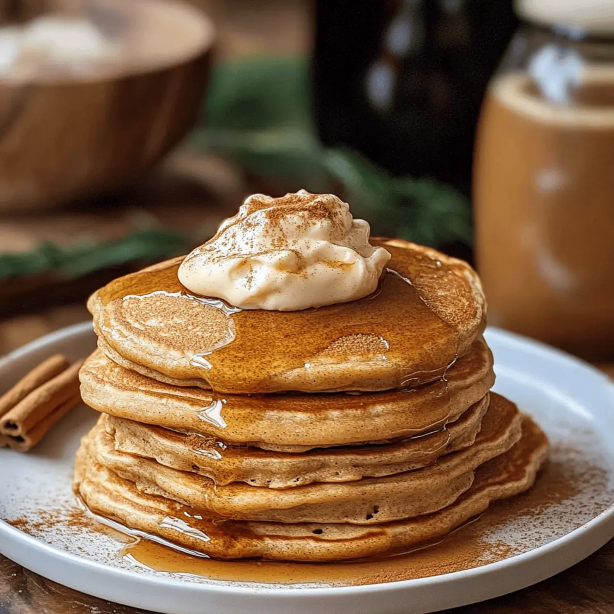 Cozy Gingerbread Pancakes that Spark Holiday Joy