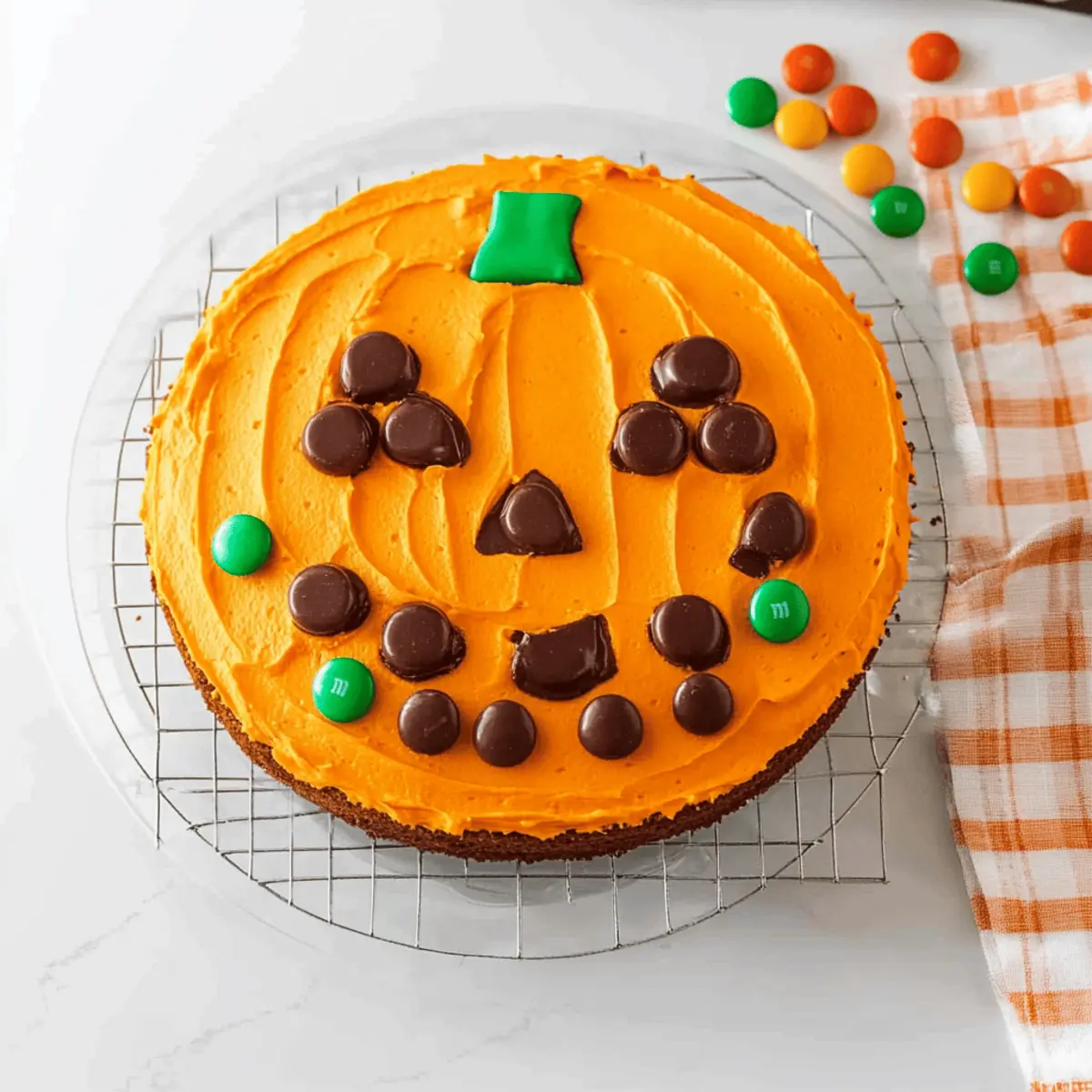 Halloween Pumpkin Cookie Cake: A Chewy, Festive Delight
