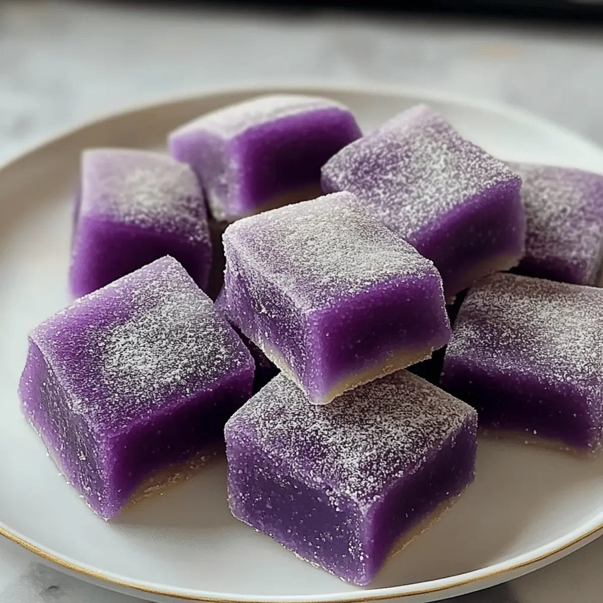 Hawaiian Butter Mochi with Ube: A Chewy Tropical Treat