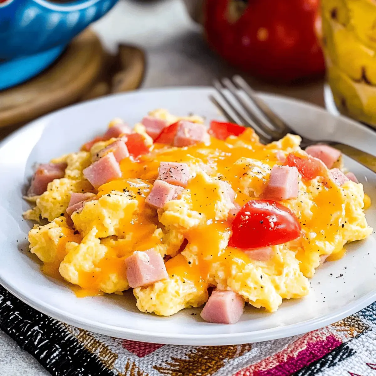 Hawaiian Scrambled Eggs with Cheese: A Tropical Breakfast Treat