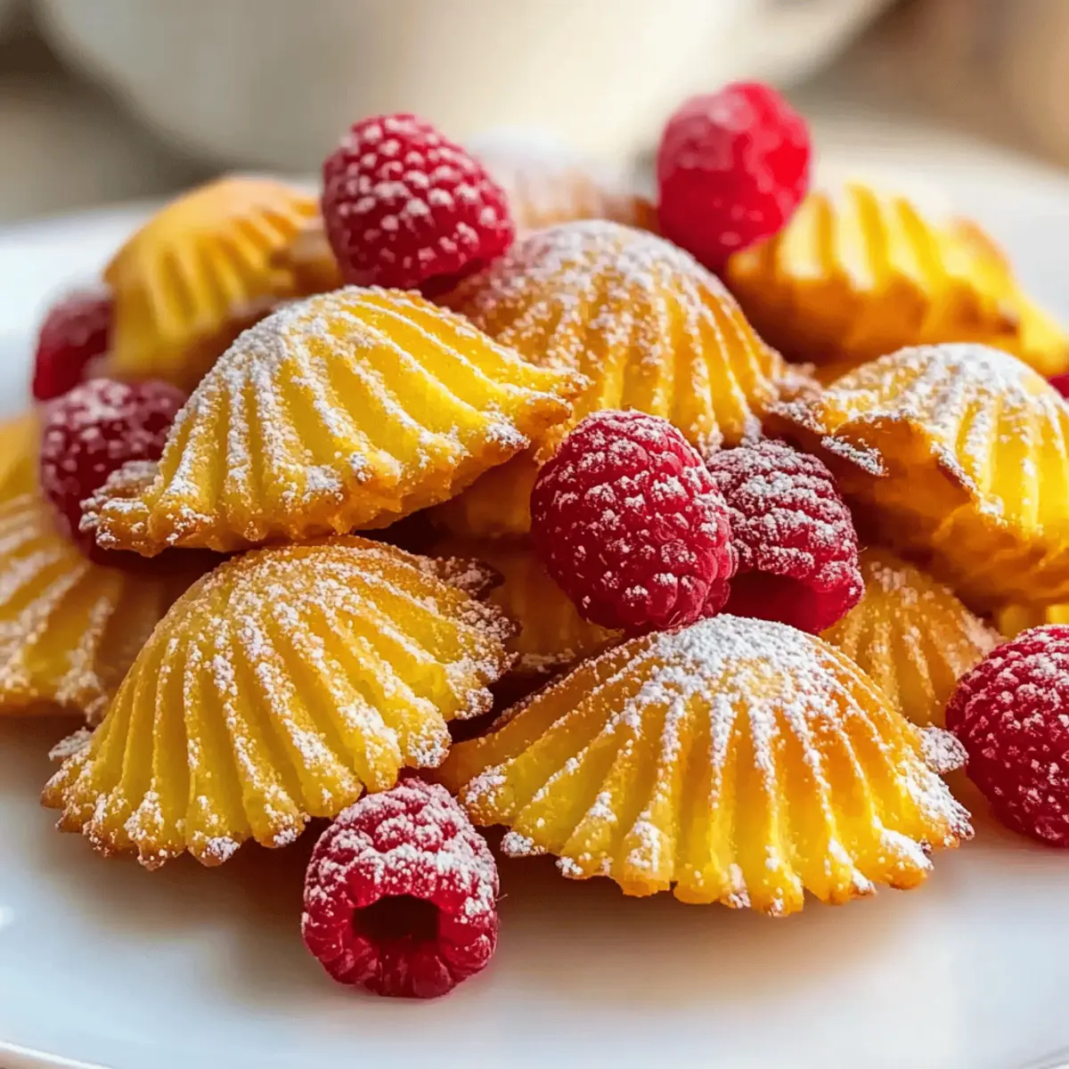 Lemon Raspberry Madeleines That Melt in Your Mouth
