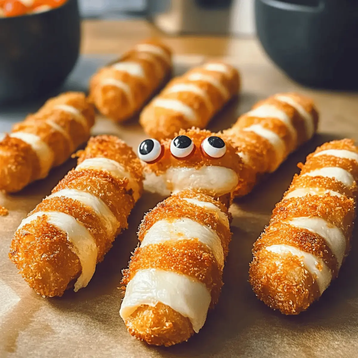 Mummy Mozzarella Sticks: Spookily Good Halloween Snack