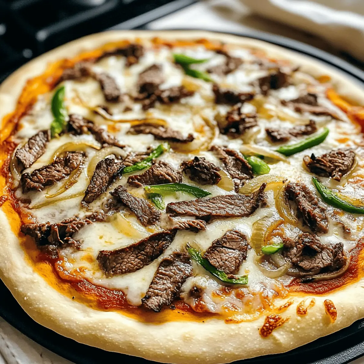 Philly Cheesesteak Pizza: Ultimate Comfort Food Delight