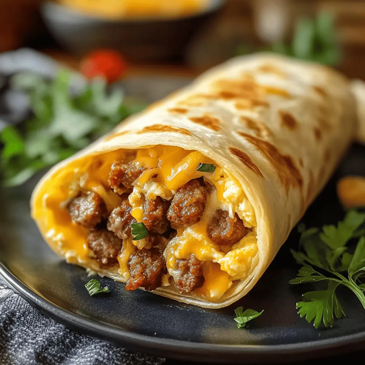 Sausage Egg and Cheese Breakfast Roll-Ups for Busy Mornings