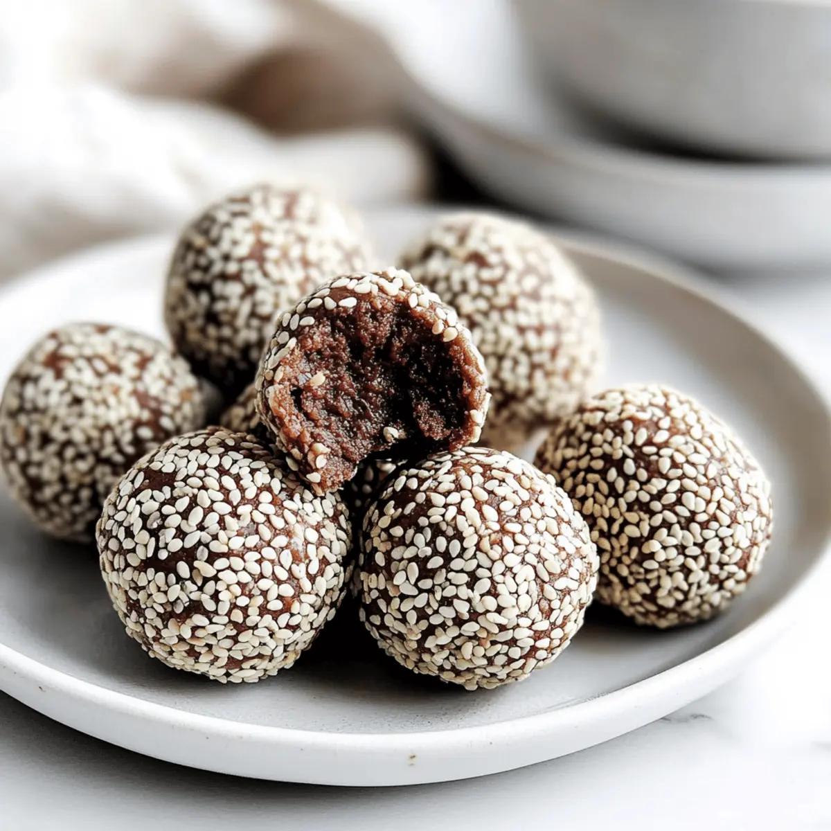 Healthy Tahini Chocolate Balls for Guilt-Free Snacking