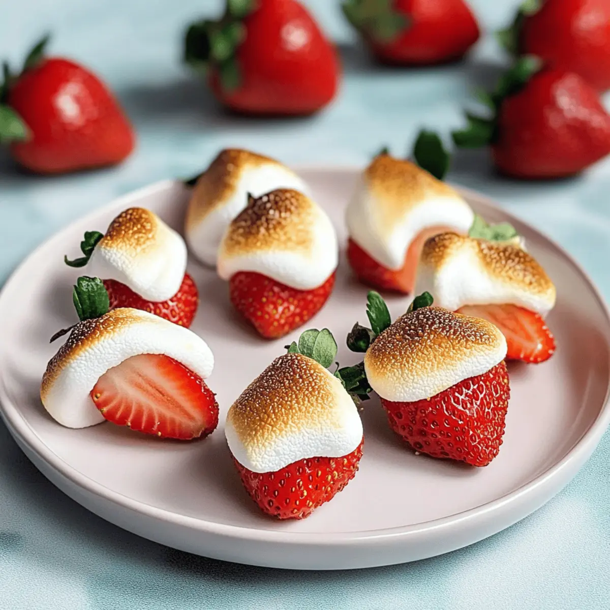 Toasted Marshmallow Strawberries: A Sweet Summer Indulgence