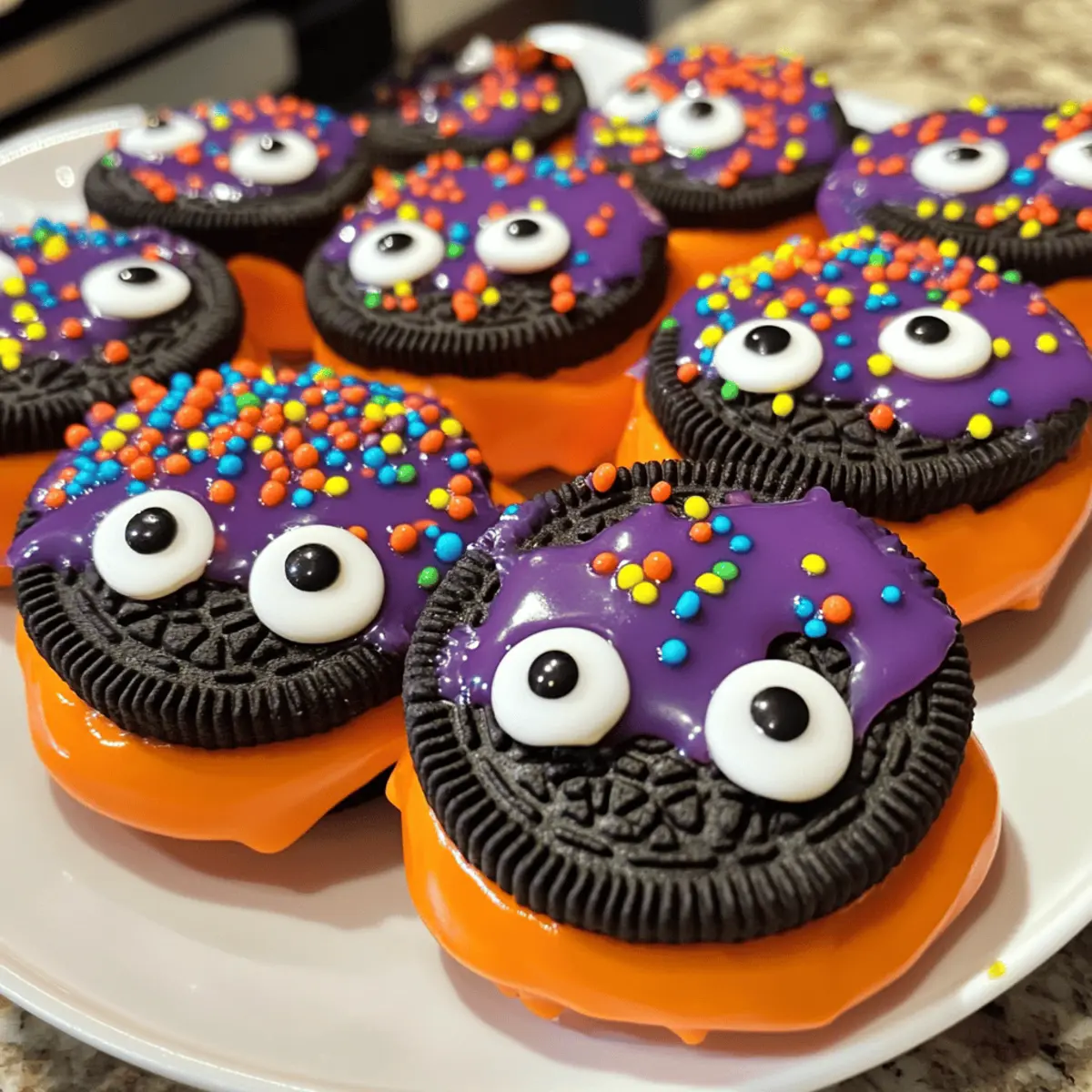 Chocolate Covered Halloween Dipped Oreos for Spooky Fun