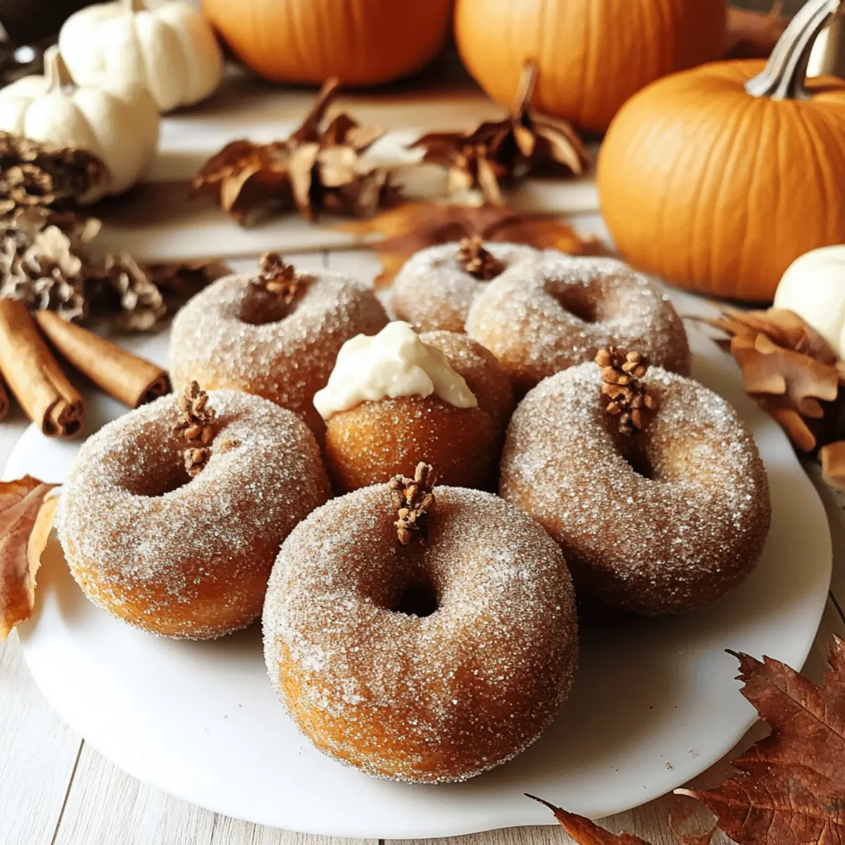 Vegan Pumpkin Spice Doughnuts that Melt in Your Mouth