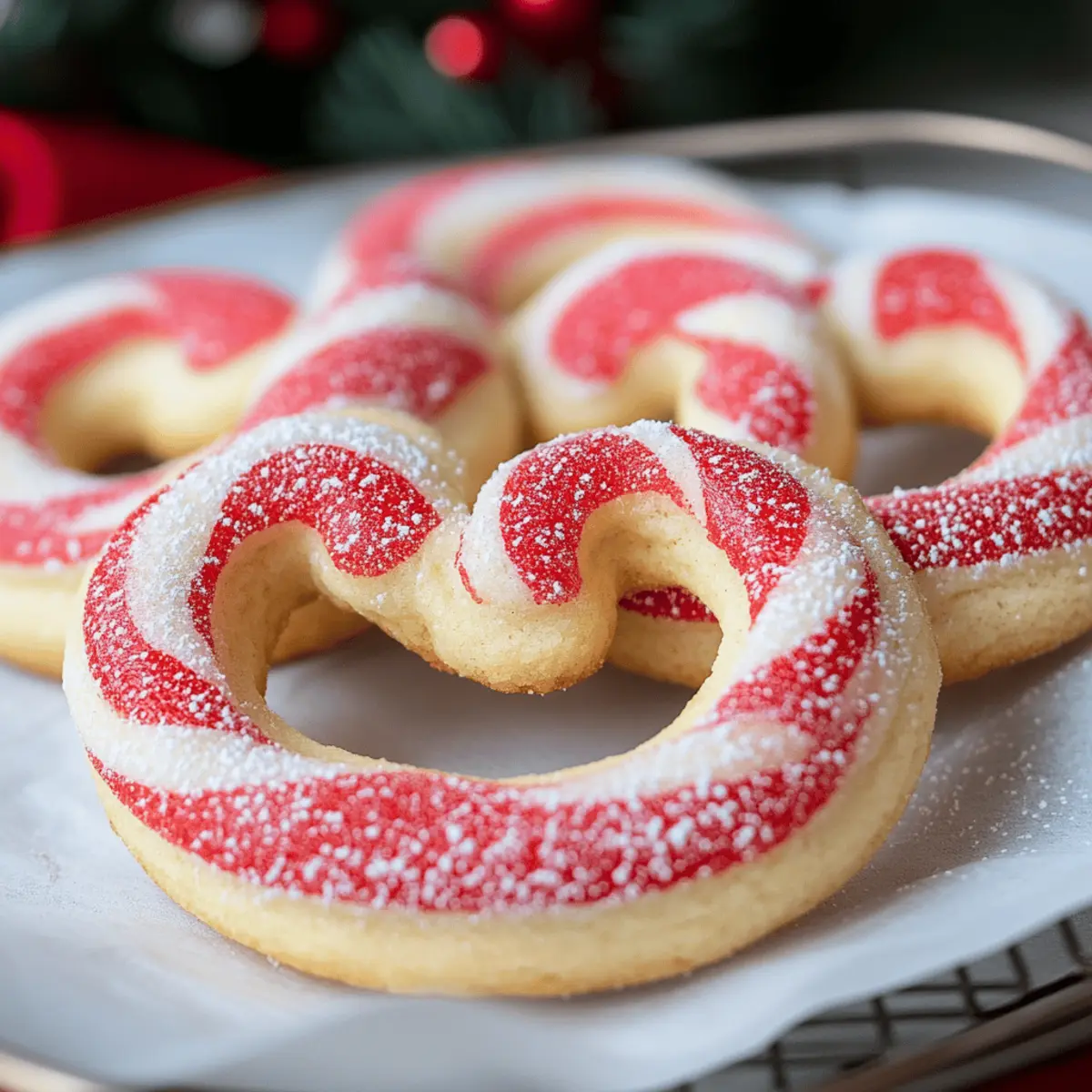 Candy Cane Cookies