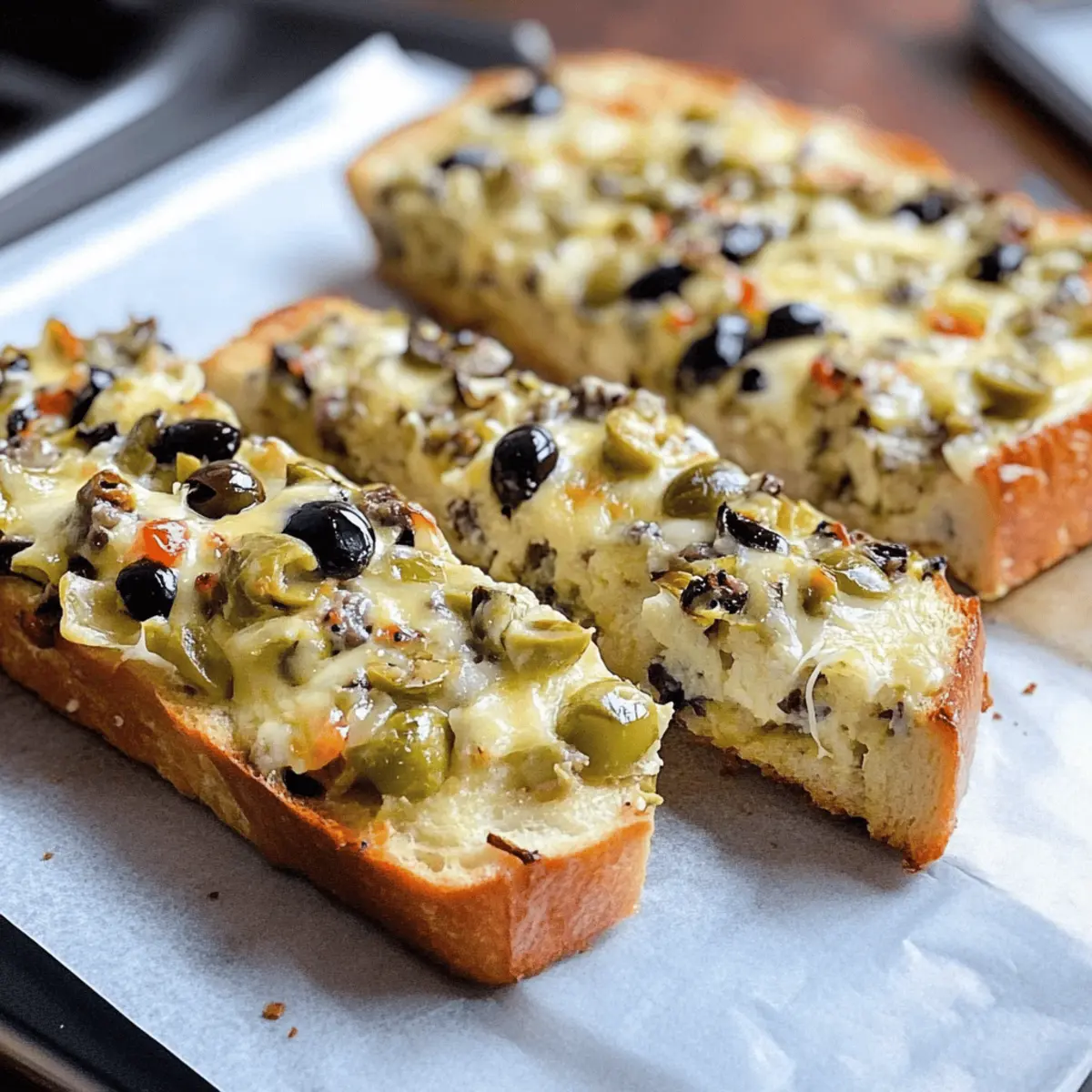 Olive Cheese Bread