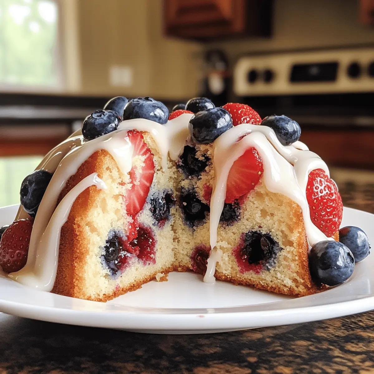 Mini Berry Bundt Cakes with Cream Cheese Glaze for Joyful Cravings