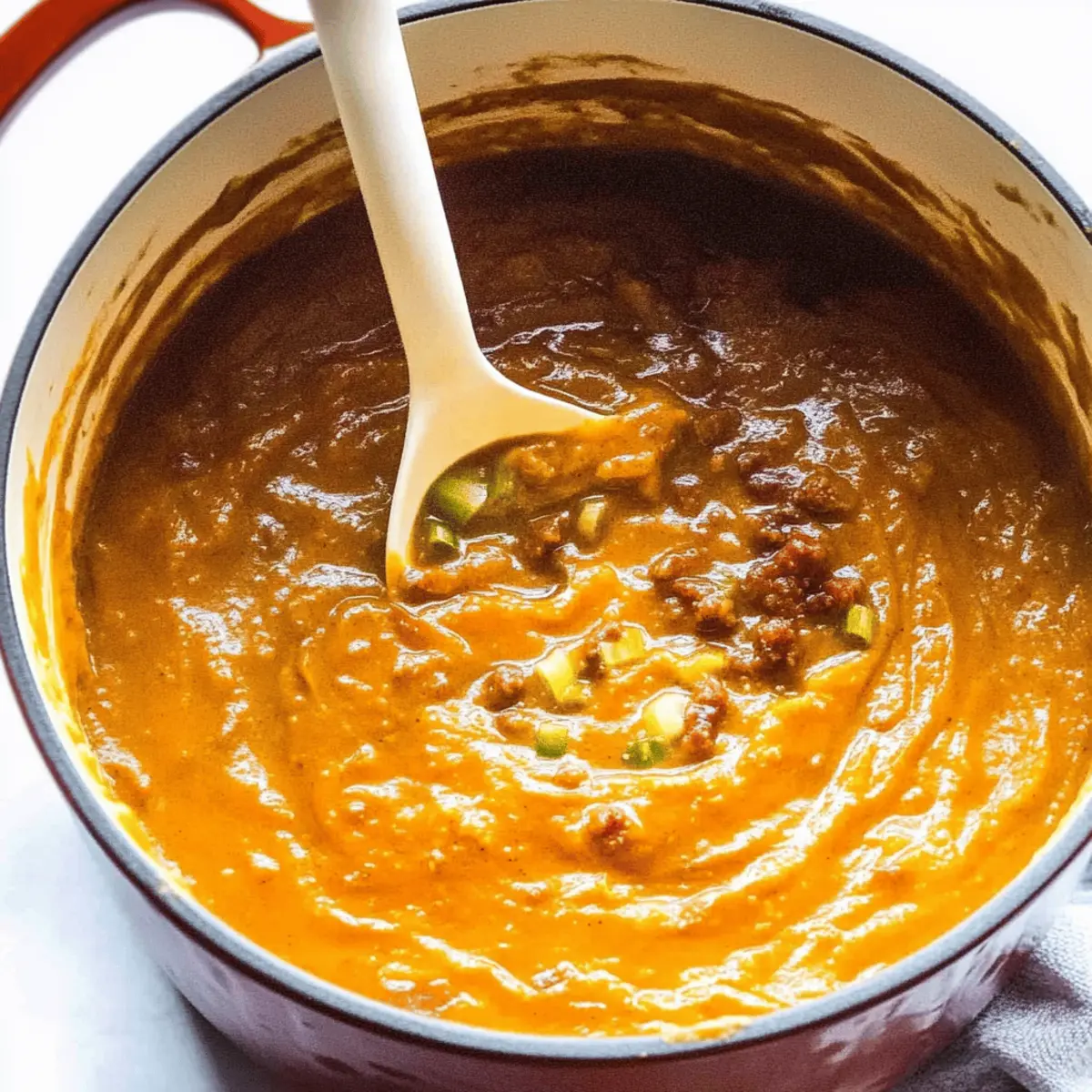 Spicy Chorizo Pumpkin Soup: The Cozy Fall Bowl You Need