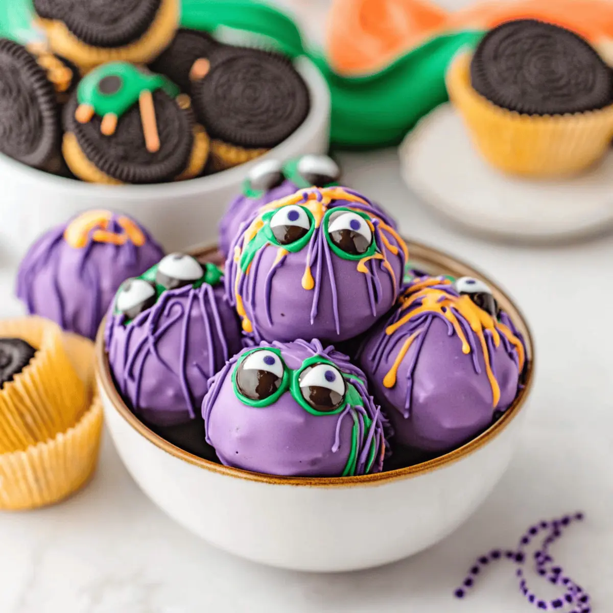 Monster Eyeballs: Delightful No-Bake Treats for Halloween Fun