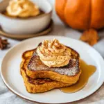 Pumpkin French Toast with Whipped Pumpkin Spice Honey Butter