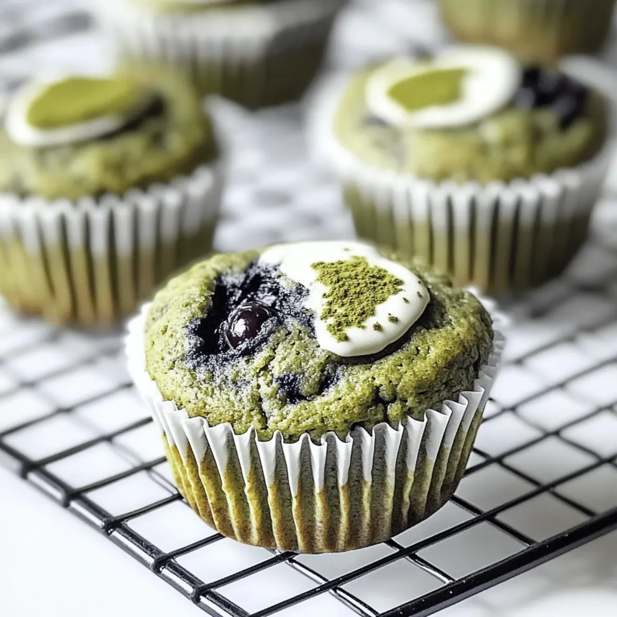Delicious Blueberry Matcha Muffins for a Brain Boosting Snack