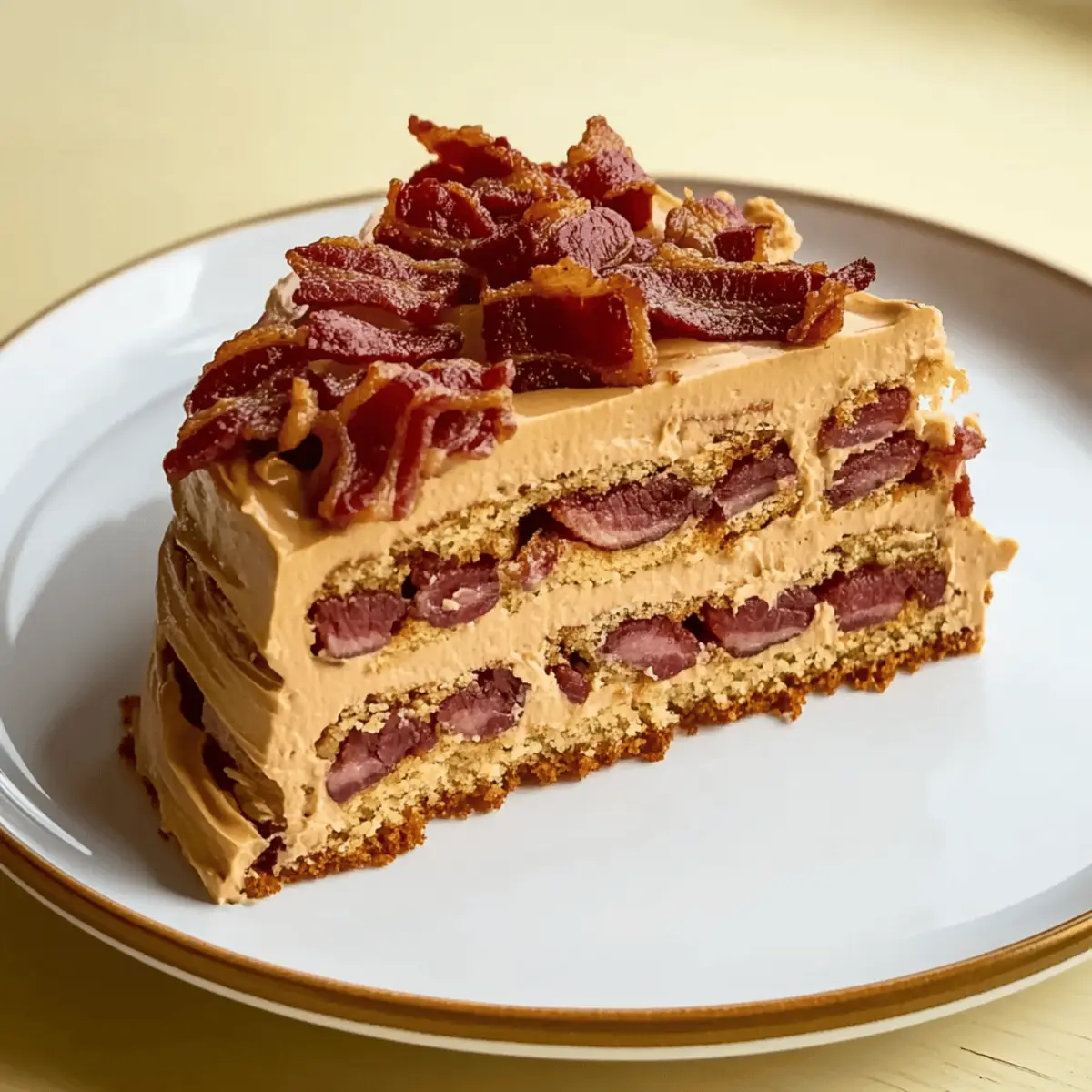 Peanut Butter and Bacon Dog Cake Your Pup Will Love
