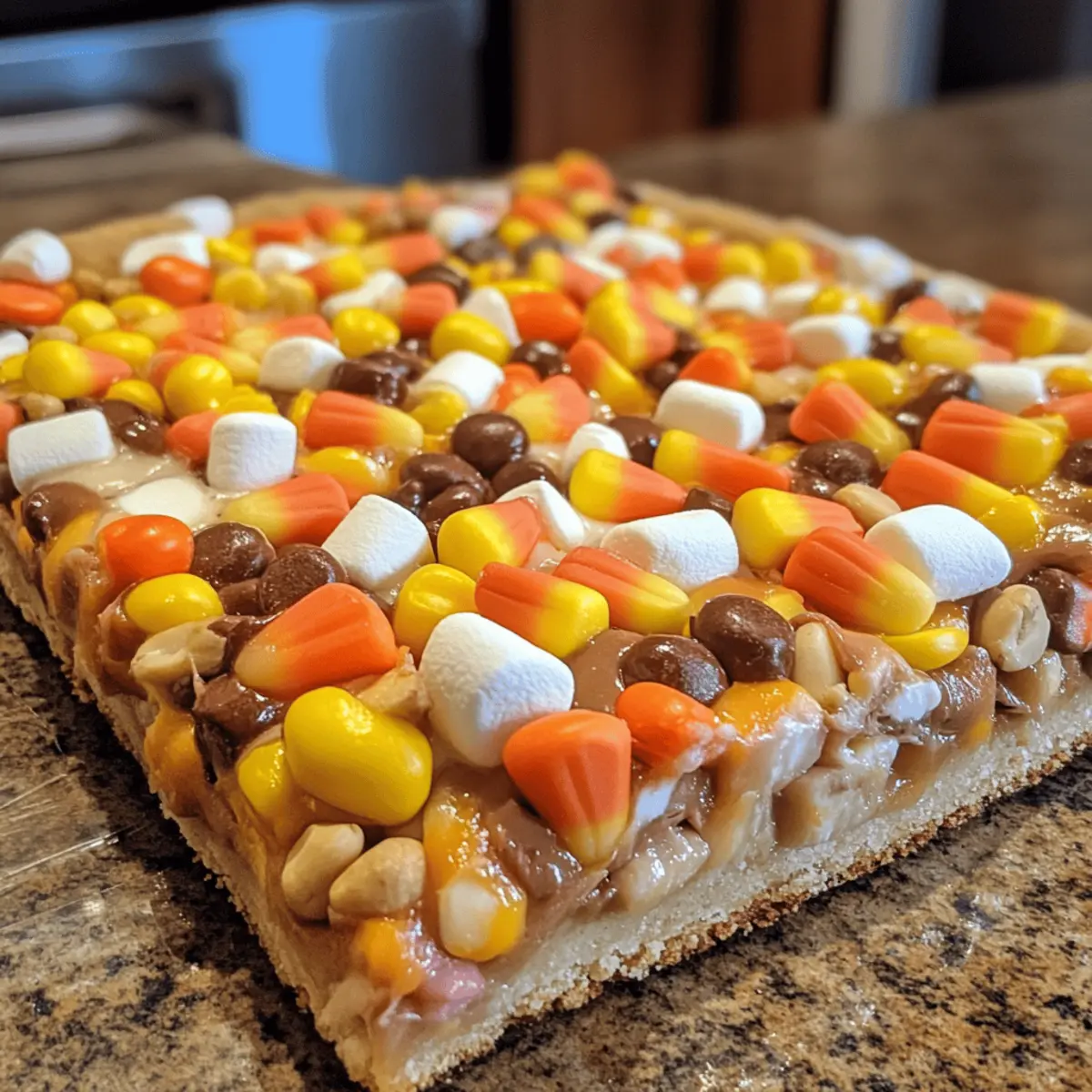 Peanut Butter Candy Corn Pizza: A Fall Treat Delight