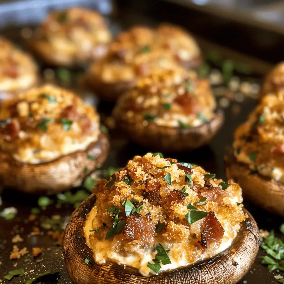 Mouthwatering Stuffed Mushrooms