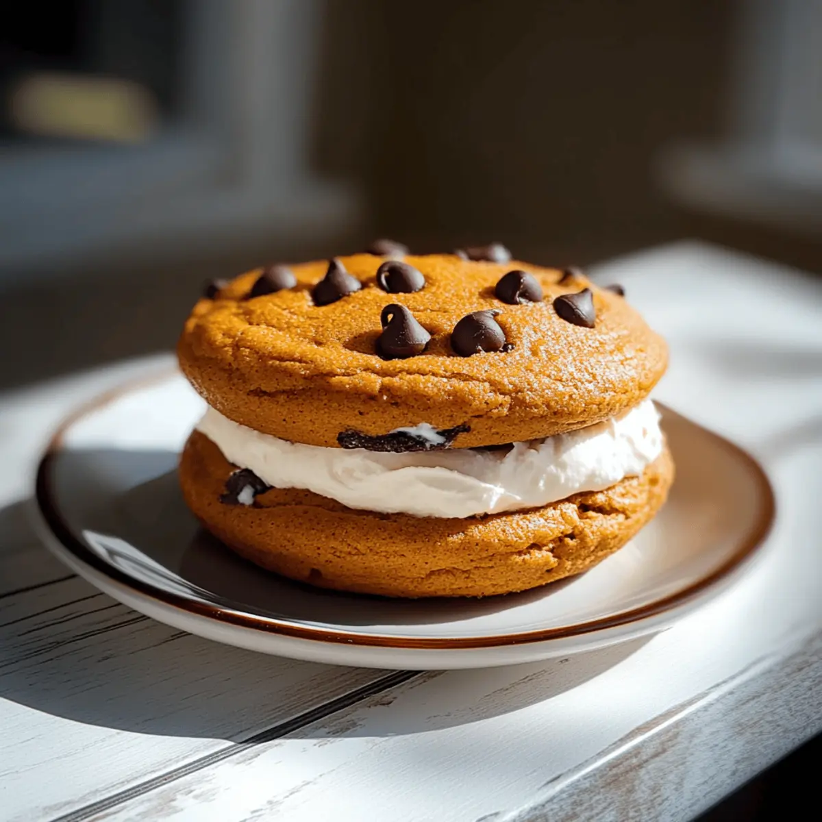 Pumpkin Chocolate Chip Whoopie Pies