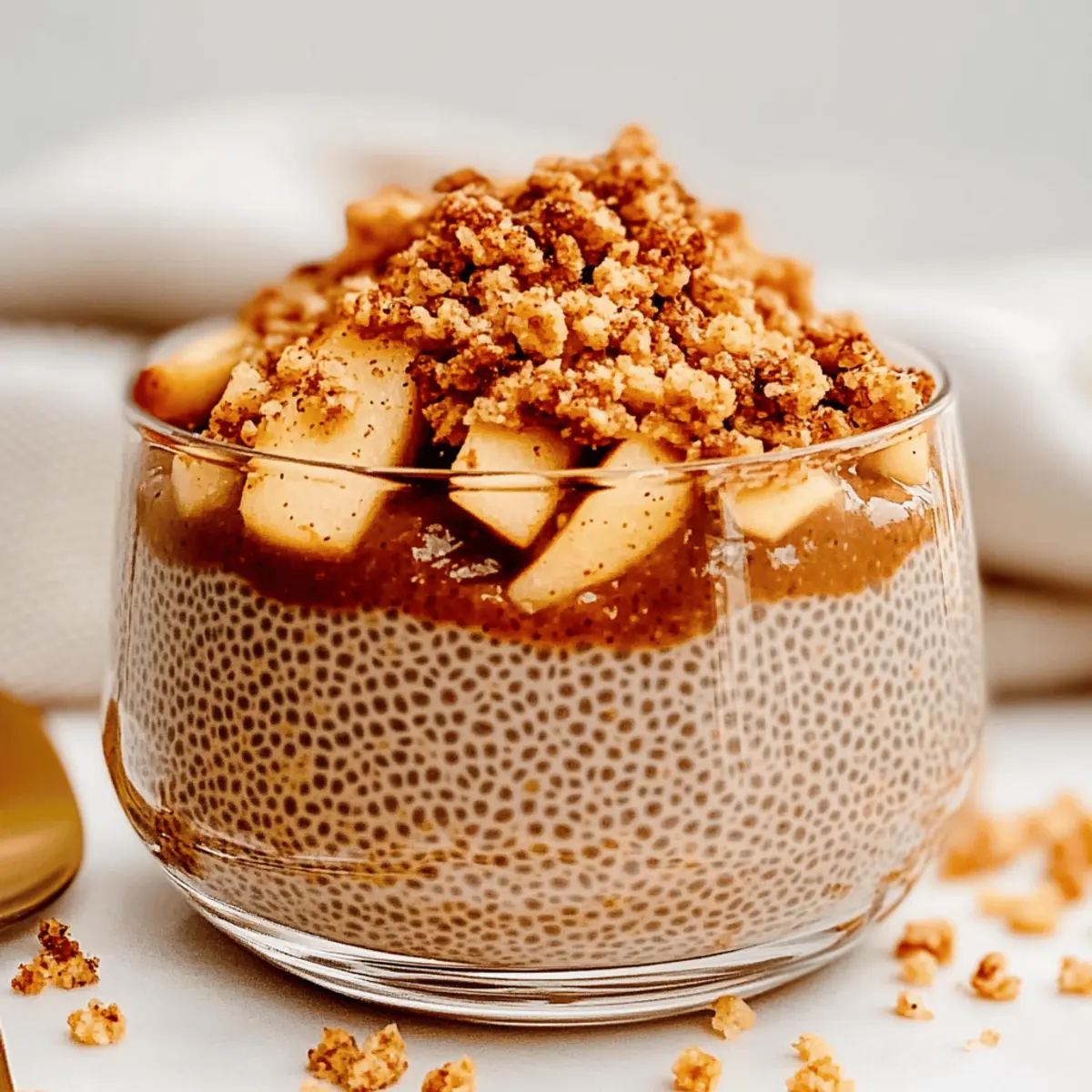 Apple Crumble Chia Pudding: Your Cozy Fall Delight!