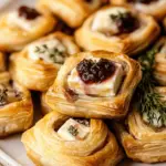 Brie and Jam Puff Pastry Bites
