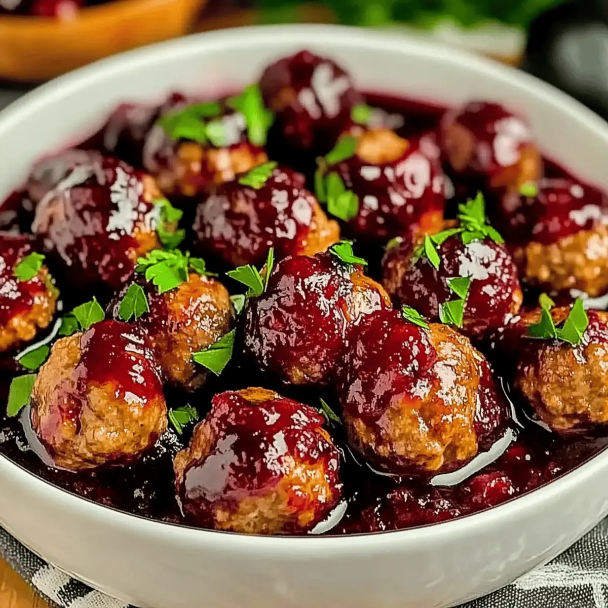 Delicious Christmas Cranberry Meatballs in 30 Minutes