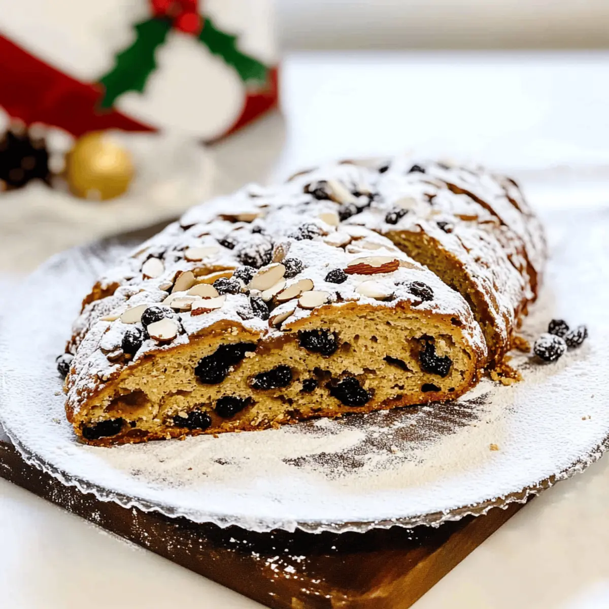 Christmas Stollen Bread