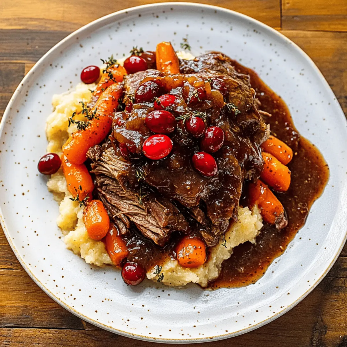 Cranberry Balsamic Roast Beef That Melts in Your Mouth