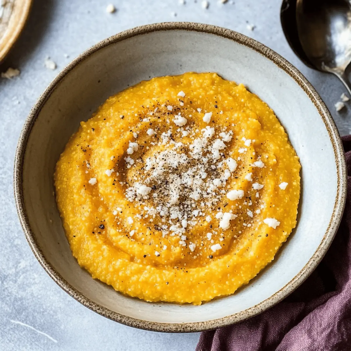 Creamy Pumpkin Polenta