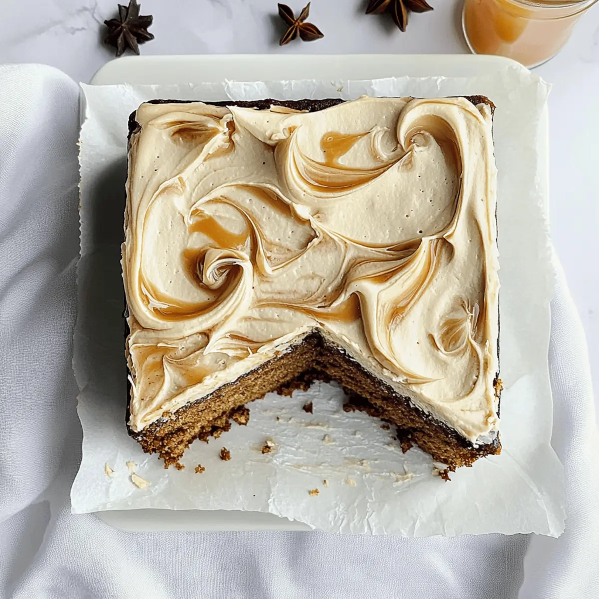 Dirty Chai Spice Cake