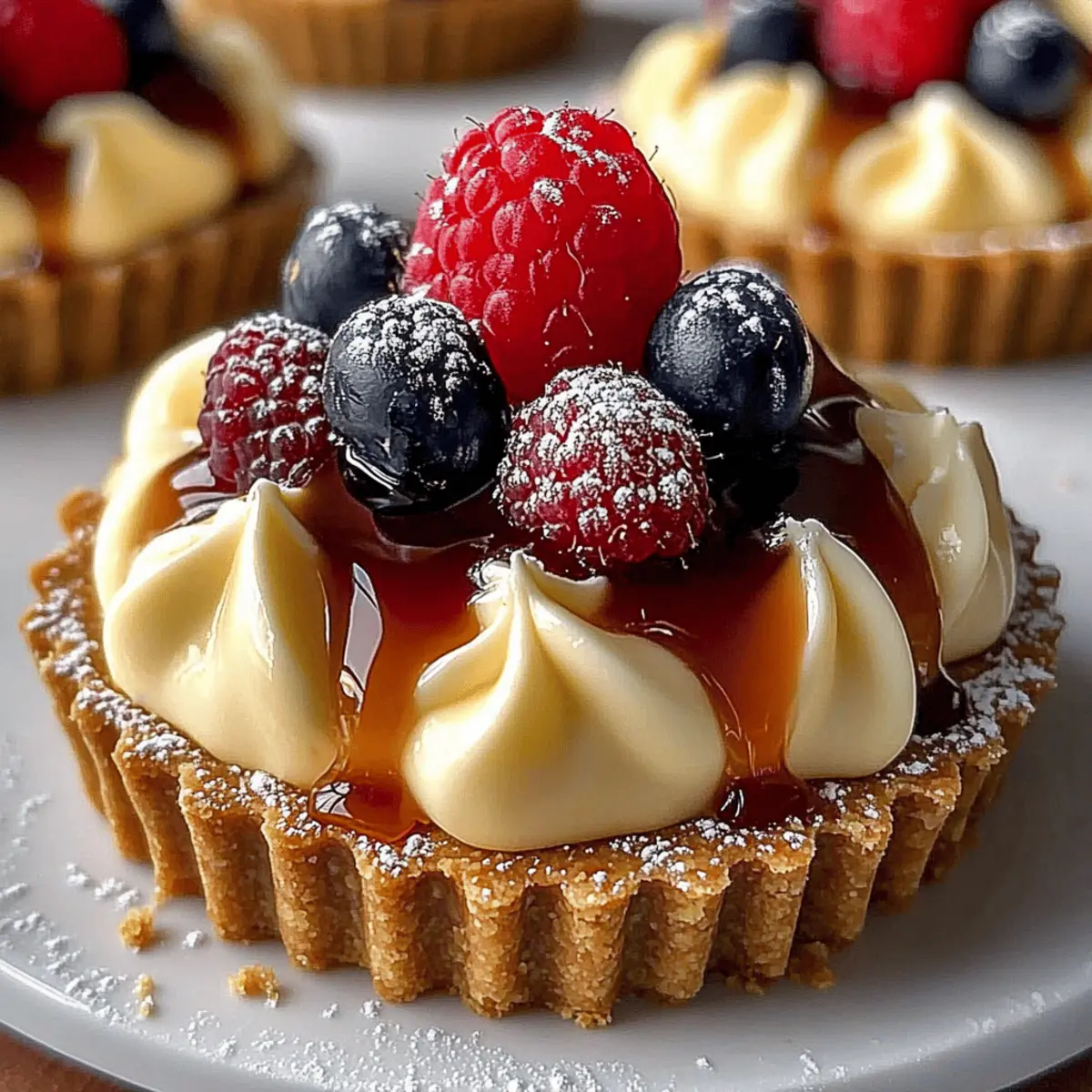 Elegant White Chocolate Mousse Tartlets