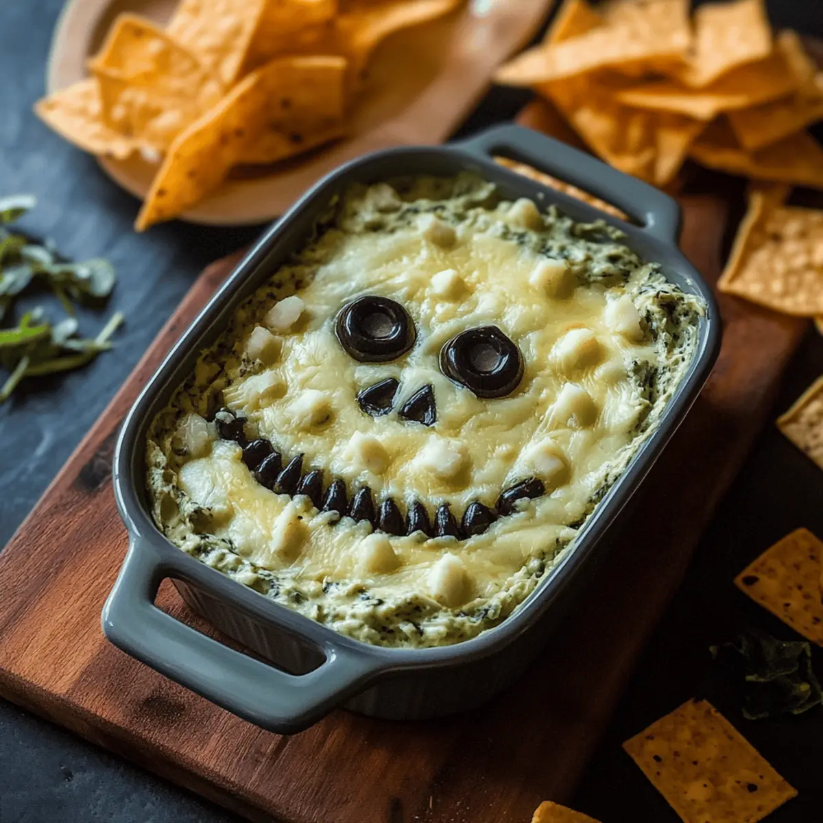Franken-Spinach Monster Dip