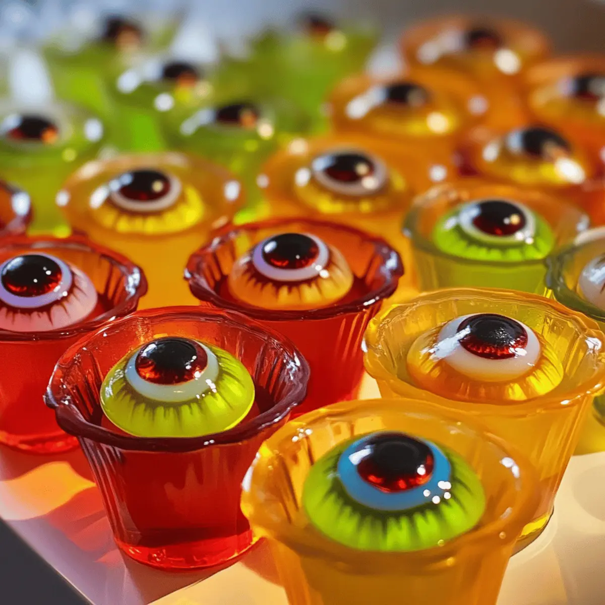 Halloween Eyeball Jello Shots
