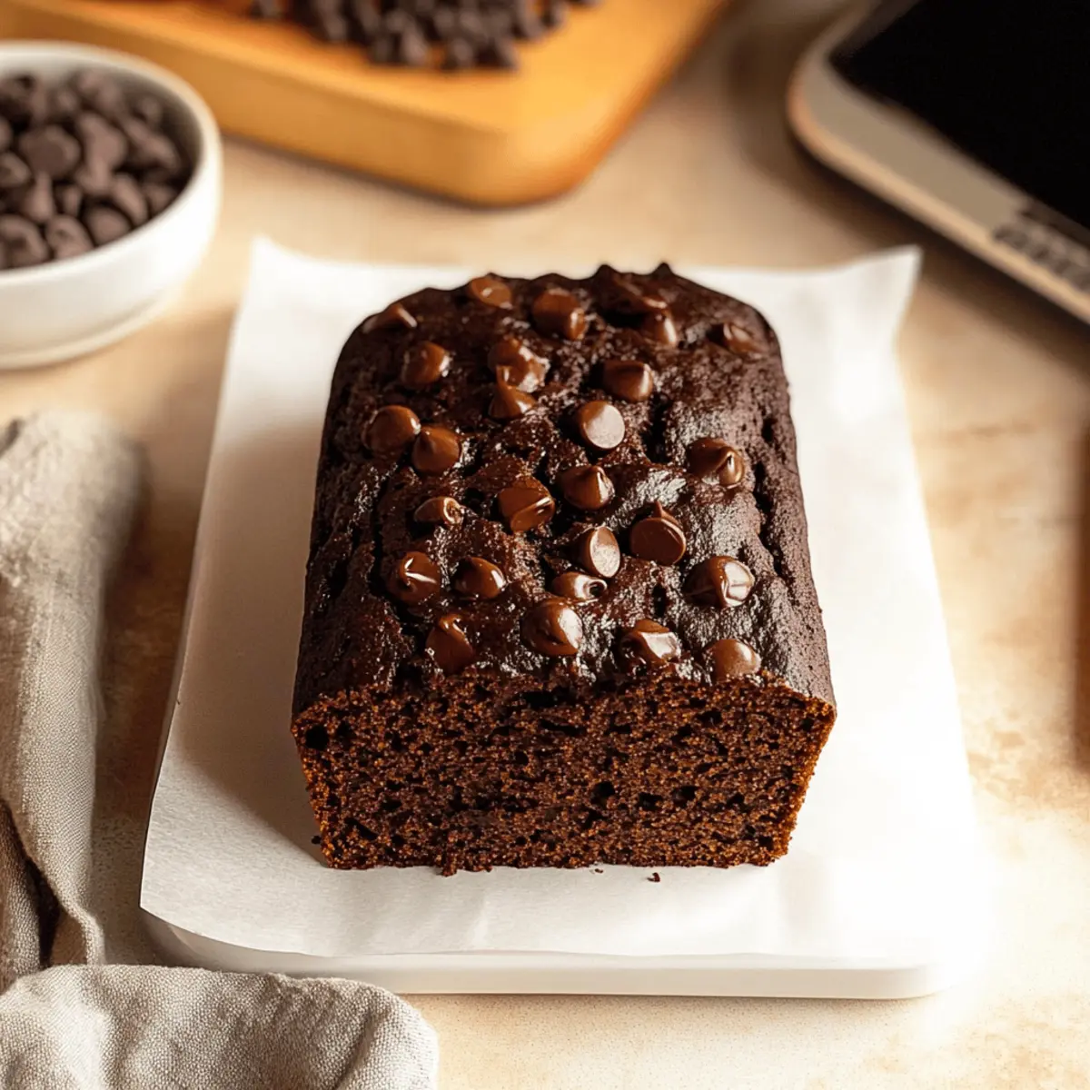 Moist Chocolate Pumpkin Bread