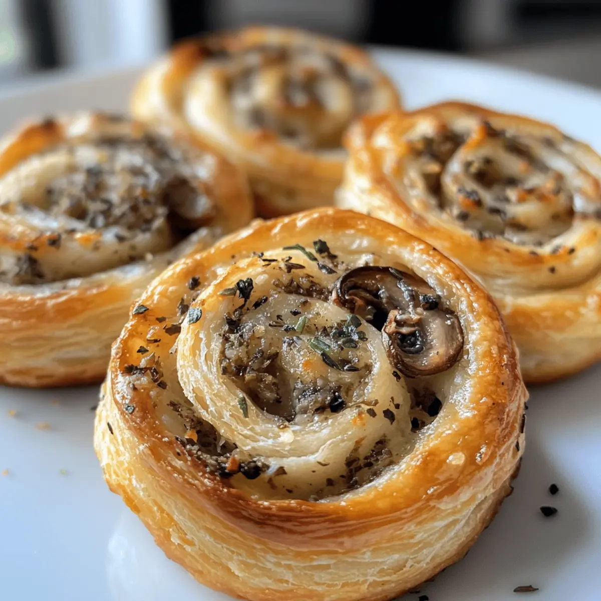 Mouthwatering Mushroom-Herb Pinwheels for Easy Appetizers