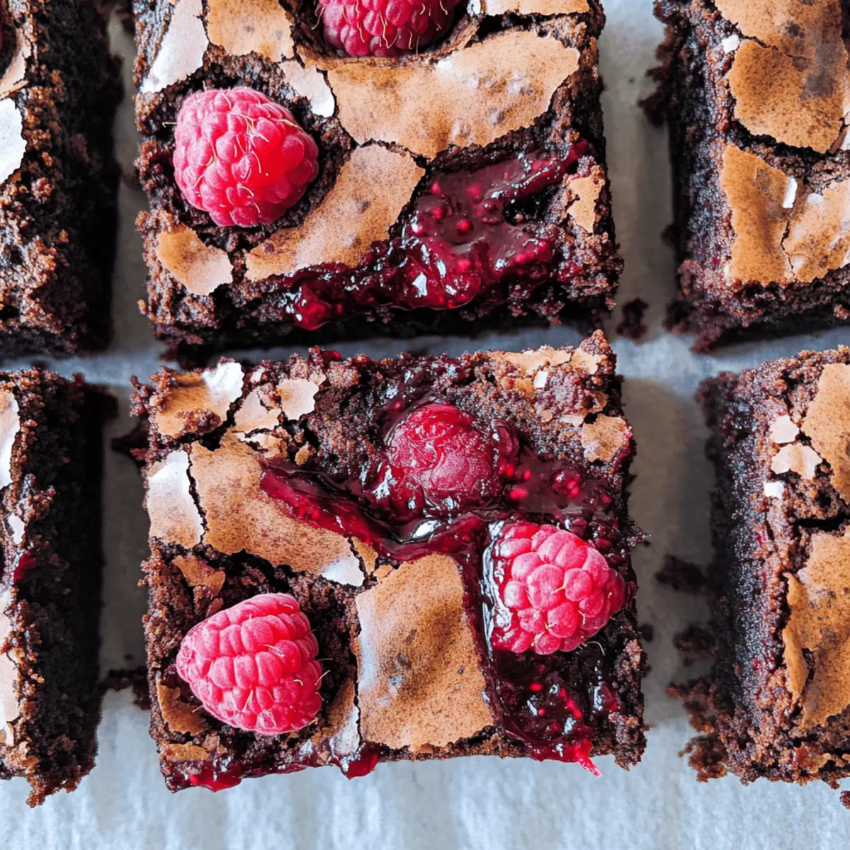 Raspberry Brownies