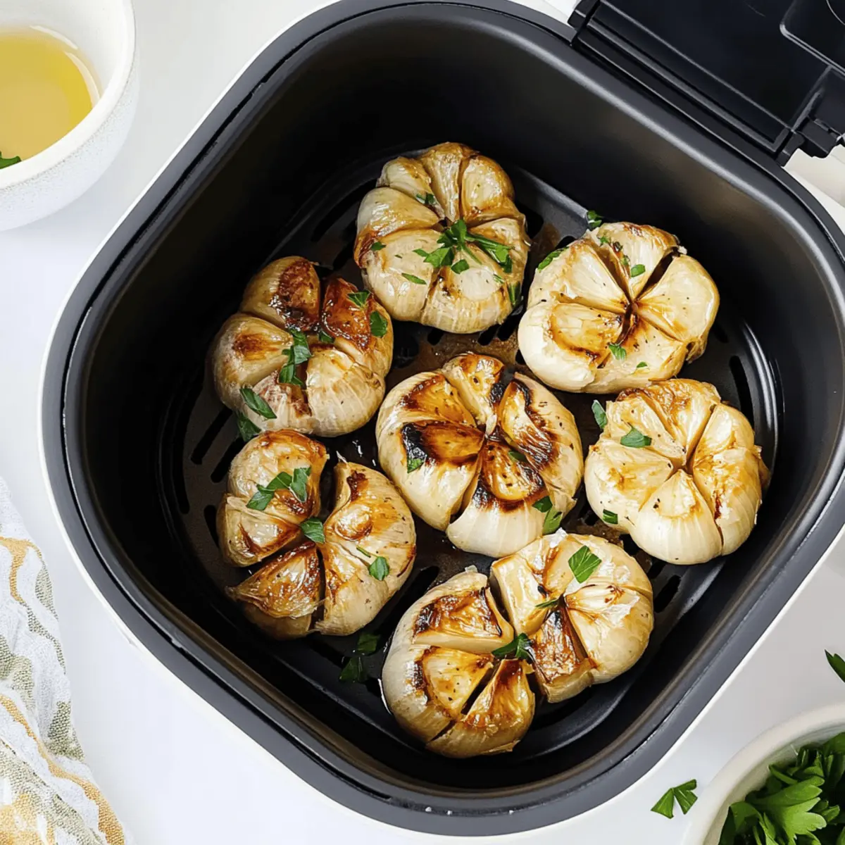Roasted Air Fryer Garlic Bulbs: Easy Flavor Boost in Minutes