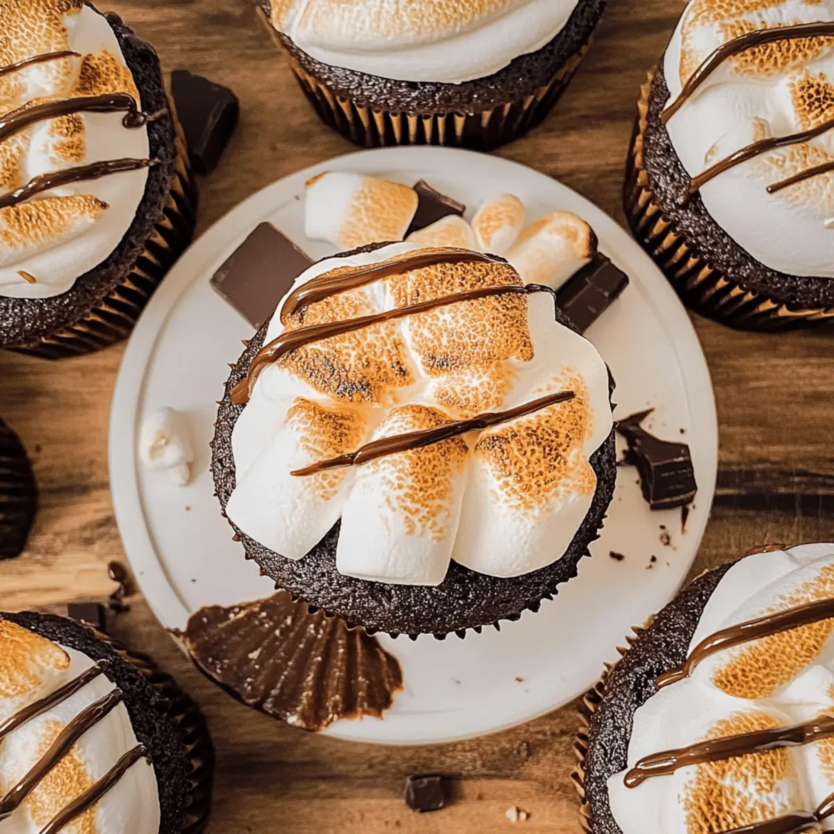 S’mores Cupcakes