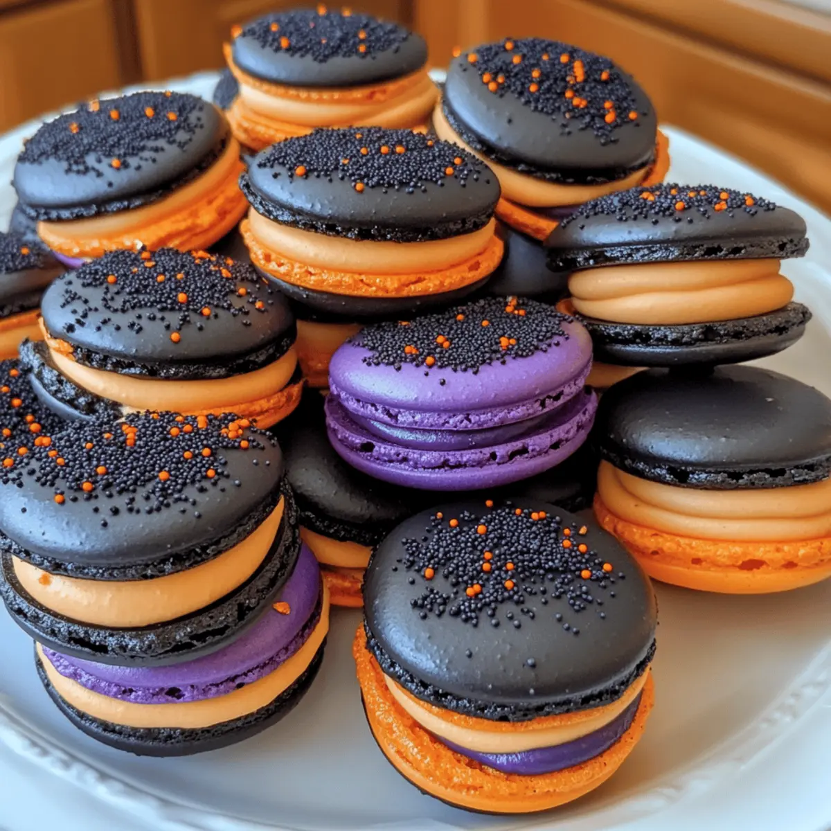 Spooktacular Halloween Macarons